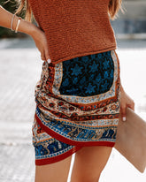 Larsa Printed Mini Skirt